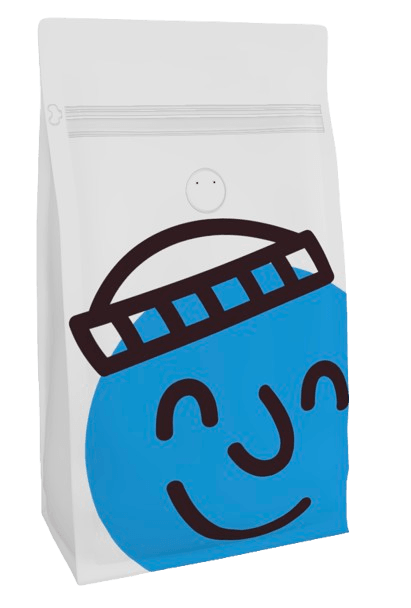 Neon Monk dark roast coffee bag, Iddy Umpty specialty coffee